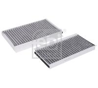 Fits FEBI 22070 CABIN CARBON FILTER KPL. 2PCS 2.0,2.2,2.5,3.0 D E60/E ⭐UK Stock⭐