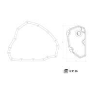 FEBI BILSTEIN 173136 Automatic transmission filter kit