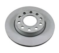 2x Brake Discs Pair Solid fits SEAT EXEO 3R 2.0D Rear 09 to 13 255mm Set Febi