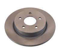 2x Brake Discs Pair Solid Rear 265mm 24619 Febi Set 1223540 1223543 1253727 New