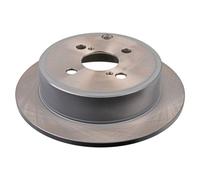 2x Brake Discs Pair Solid Rear 258mm 26066 Febi Set 4243102070 4243102071 New