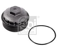 febi bilstein 39698 Cap for oil filter housing, with sealing ring, pack of one