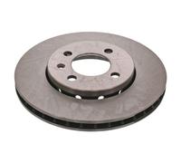 2x Brake Discs Pair Vented fits VW UP 1.0 Front 2011 on 256mm Set 1S0615301 Febi