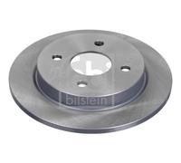 2x Brake Discs Pair Solid fits FORD FIESTA Rear 1989 on 253mm Set C1BC2A315AA