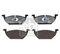 Brake Pads Set fits SKODA CITIGO 1.0 Front 11 to 19 1JE698151B JZW698151A Febi