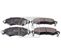 Brake pads Front Axle 16387 FEBI BILSTEIN for OPEL SUZUKI SUBARU