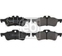 Brake Pads Set fits MINI ONE 1.6 Rear 01 to 06 W10B16A 34211503077 34216761288