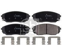 Brake Pads Set fits KIA SORENTO Mk1 3.5 Front 02 to 11 G6CU 581013ED00 Febi New