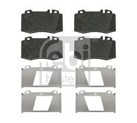 Brake Pads Set fits MERCEDES SL350 R230 3.5 Front 06 to 12 A0034200520 Febi New