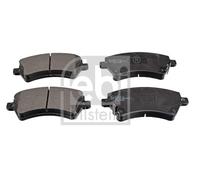 Brake Pads Set fits TOYOTA COROLLA E11, E12 2.0D Front 00 to 07 1CD-FTV Febi New