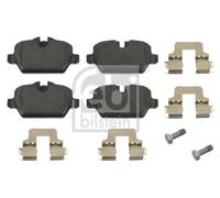 Brake Pads Set fits MINI COUNTRYMAN COOPER R60 1.6D Rear 10 to 16 N47C16A Febi