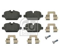Brake Pads Set fits MINI COUNTRYMAN COOPER R60 1.6D Rear 10 to 16 N47C16A Febi
