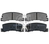 Brake Pads Set fits TOYOTA COROLLA 1.6 Rear 83 to 02 04466YZZC5 0446612030 Febi