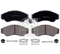 Brake Pad set 16663 by Febi Bilstein Front Axle - Single set