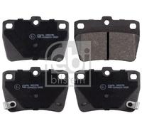 Brake Pads Set fits TOYOTA RAV4 CLA2 2.0D Rear 01 to 05 1CD-FTV 04466YZZD3 Febi