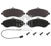 Brake Pads Set fits PEUGEOT EXPERT VF3, VF3X 2.0D Front 2007 on 1611839880 Febi