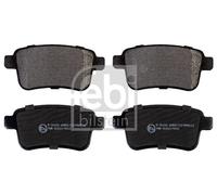 Brake Pads Set fits RENAULT KANGOO 1.5D Rear 2008 on 440604876R 440606267R Febi
