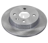 febi bilstein 17212 Brake Disc Set (2 Brake Disc) rear, full, No. of Holes 4