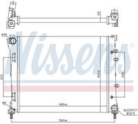 Fits FIAT 500 C Radiator (0.9/1.4 Petrol & 1.3 Diesel Models) 2009-