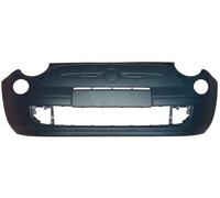 Fits Fiat 500 Front Bumper Black Without Moulding Hole 2007-2015