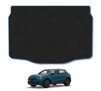 Fits Fiat 600 (2024+) Boot mats Compatible Accessories Carpet Blue Trim