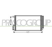 PRASCO AA210C001 Air conditioning condenser
