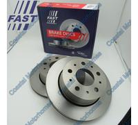 Fits Fiat Ducato Citroen Relay Peugeot Boxer 2x Rear Discs Q20 (2014-On)
