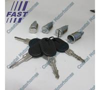 Fits Fiat Ducato Peugeot Boxer Citroen Relay Four Locks Barrels Keys Set 02-06