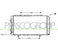 Fits Fiat Ducato Radiator 2.0 Petrol & 1.9/2.0/2.3/2.5/2.8 Diesel Models 06>11