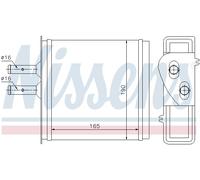 NISSENS 71442 Heater matrix