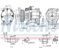 NISSENS 89405 Air conditioning compressor