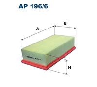 FILTRON AP 196/6 Air filter