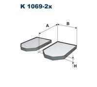 FILTRON K 1075A-2x Pollen filter