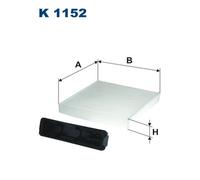 ✅Fits FILTRON K 1152 CABIN FILTER DACIA DUSTER II, LOGAN, SANDERO, N ⭐UK Seller⭐