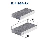 FILTRON K 1198A-2x Pollen filter