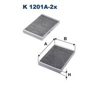 Fits FILTRON K 1201A-2X FILTER, INTERIOR AIR ⭐UK Stock⭐