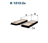 FILTRON K 1212-2x Pollen filter
