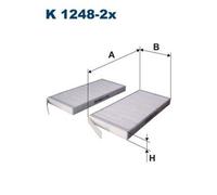 Filtron Cabin Air Filter K 1251 – Pollen Filter – Fits Ford B-MAX, EcoSport, Fiesta VI