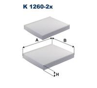4x ✅Fits FILTRON K 1260-2X CABIN FILTER ⭐UK Seller⭐