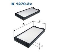 FILTRON K 1270-2x Filter, interior air for BMW