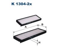 FILTRON K 1304-2x Pollen filter