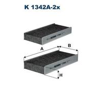 FILTRON K 1342A-2x Pollen filter
