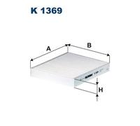 Filtron Cabin Air Filter K 1369 – Pollen Filter for Suzuki SX4, Escudo, Vitara, S-Cross