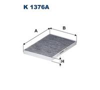 Fits FILTRON K 1376A FILTER, INTERIOR AIR