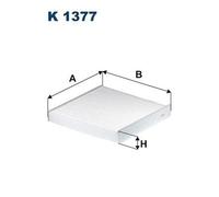 Filtron Cabin Air Pollen Filter K 1377 – Fits RVI