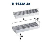 FILTRON K 1433A-2x Pollen filter