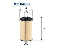 Fits FILTRON OE 648/6 OIL FILTER ALFA ROMEO, CHEVROLET, FIAT, OPEL AG ⭐UK Stock⭐