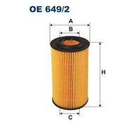 FILTRON OE 649/2 Oil filter