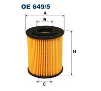 Filtron Oil Filter OE 649/5 - Fits BMW 3(E46),5(E39),7(E38),X5(E53), Land Rover, Opel, Alpina
