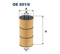 FILTRON OE 651/6 Oil filter